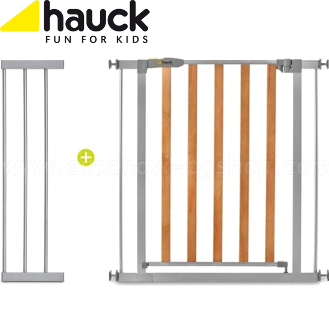 Hauck Преграда Wood Lock 2 Silver с 21 см. удължение 597408 Hauck Преграда Wood Lock 2 Silver с 21 см. удължение 597408