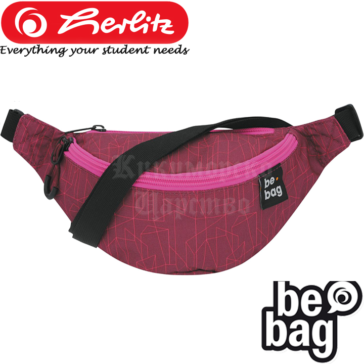 Herlitz Чантичка за кръста Be.Bag Be.Agile Geo Lines Berry 50029082 Herlitz Чантичка за кръста Be.Bag Be.Agile Geo Lines Berry 50029082