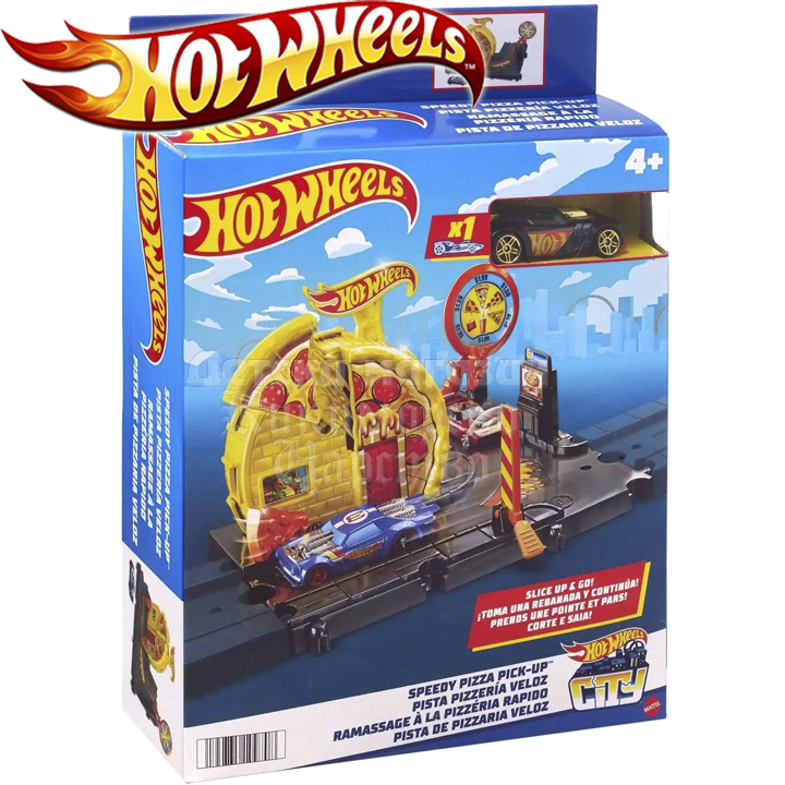 * Hot Wheels City Speedy Pizza Pick-Up   HKX44