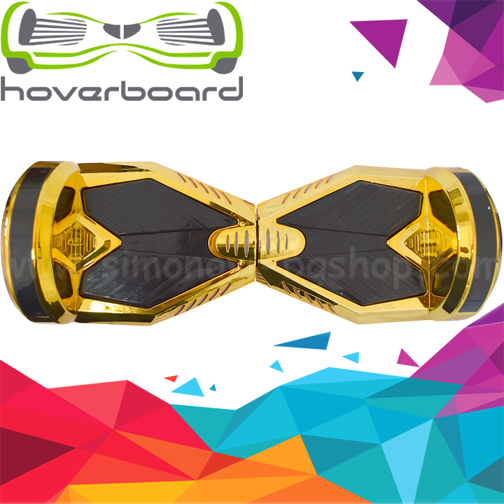Hoverboard     Alien 8" LED SBB Electroplate Gol