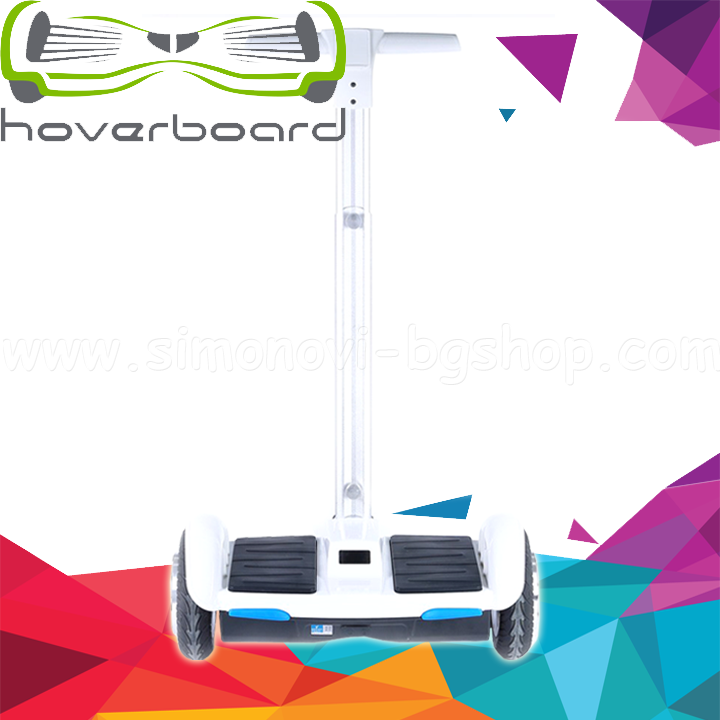 Hoverboard     Goes 8" SD White