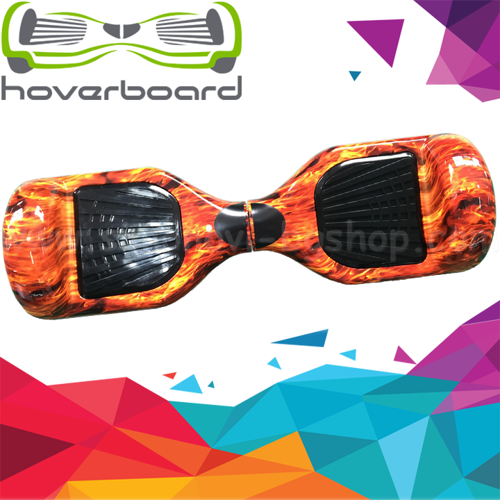 Hoverboard bord auto de echilibrare electric lunar de 6,5 "Foc Special Edition