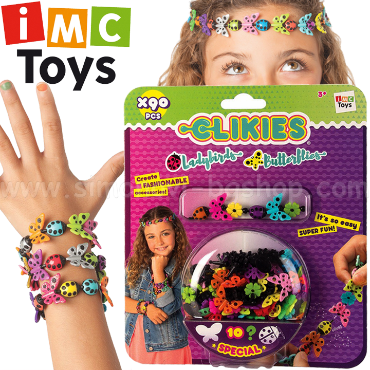 **IMC Toys  Clikies 90 . Butterflies/Ladybirds 95779
