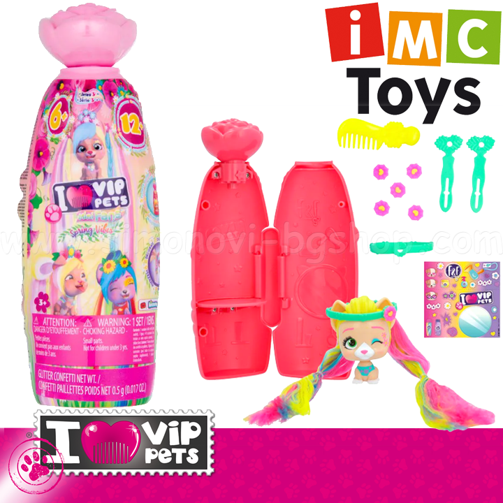 * Vip Pets Mini Fans SPRING VIBES     712843