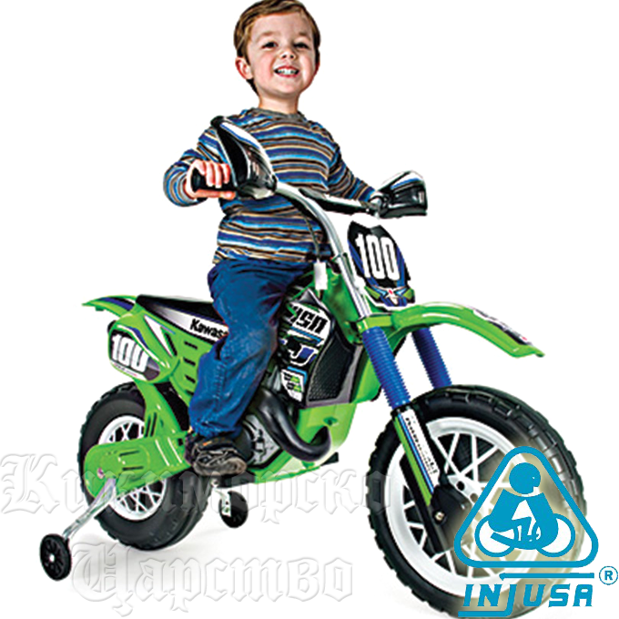 Injusa Мотор Kawasaki Cross с батерия 6V Injusa Мотор Kawasaki Cross с батерия 6V