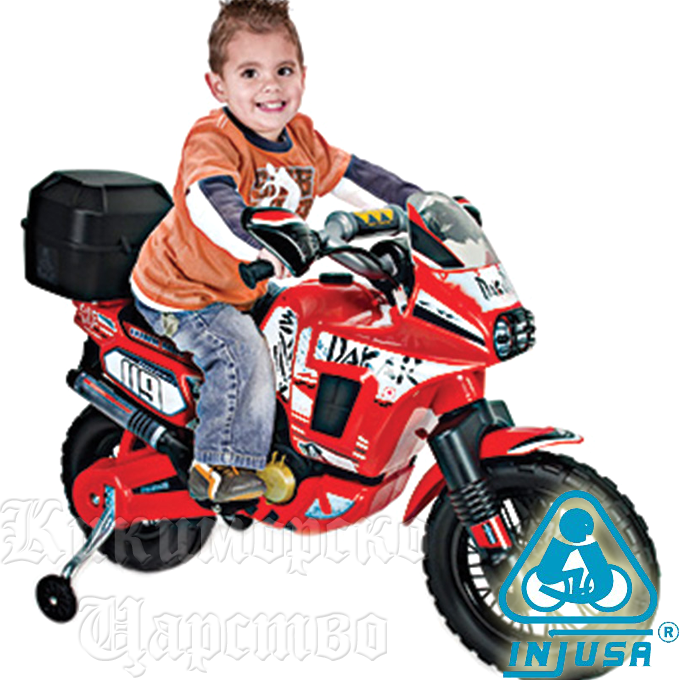 Injusa - Акумулаторен мотор Dakar с батерия 6V Injusa - Акумулаторен мотор Dakar с батерия 6V