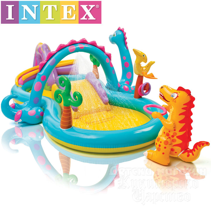 Intex - Надуваем детски център "Диноленд" 57135