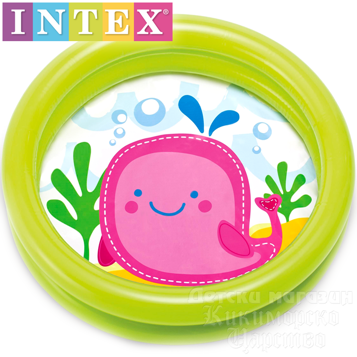 Intex Бебешки басейн "Весели животинки - Кит" 59409 Intex Бебешки басейн "Весели животинки - Кит" 59409