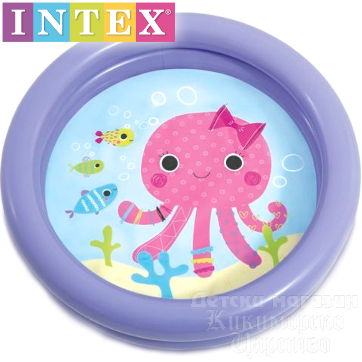 Intex Бебешки басейн "Весели животинки - Октопод" 59409 Intex Бебешки басейн "Весели животинки - Октопод" 59409