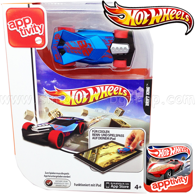 * Cars - Game ipad + figure Hot Wheels X3153 Blue