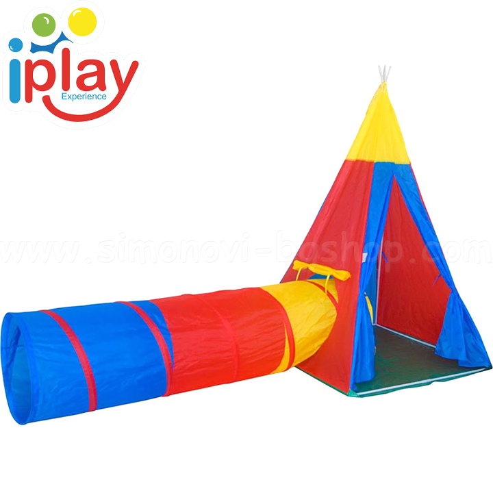 IPLAY Детска палатка с тунел 8903 IPLAY Детска палатка с тунел 8903
