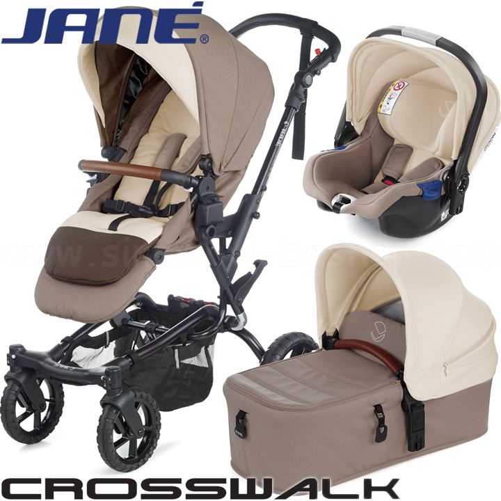 Cărucior Jane Baby 3in1 Crosswalk i-Size Bronze 5513.T52 Cărucior Jane Baby 3in1 Crosswalk i-Size Bronze 5513.T52