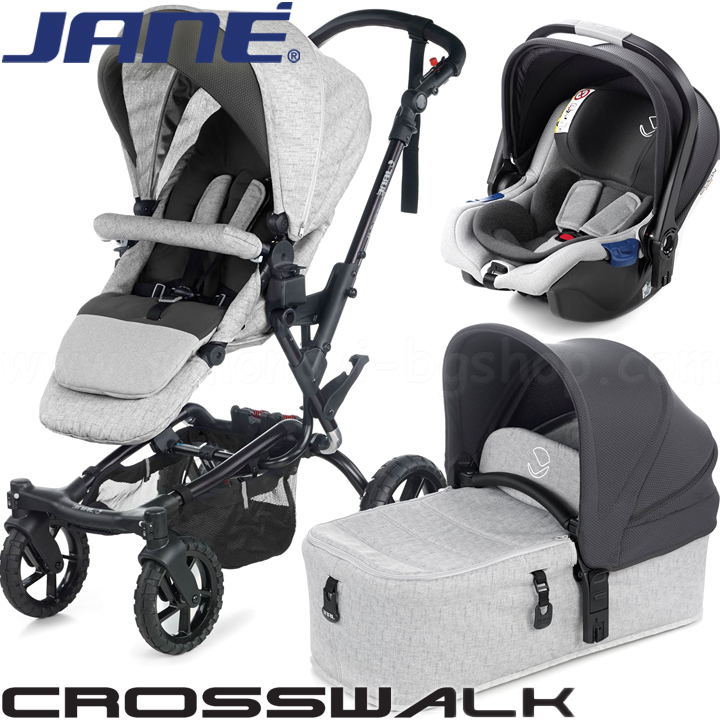 Cărucior Jane Baby 3in1 Crosswalk i-Size Tech Mouse 5513.T60 Cărucior Jane Baby 3in1 Crosswalk i-Size Tech Mouse 5513.T60