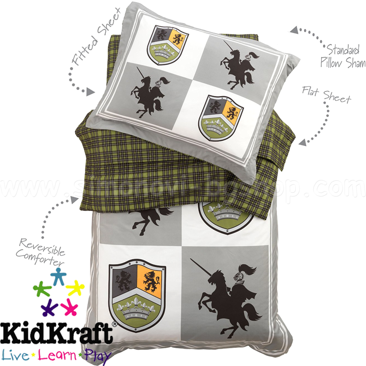 KidKraft Knights and Shields Bedroom Set 77007