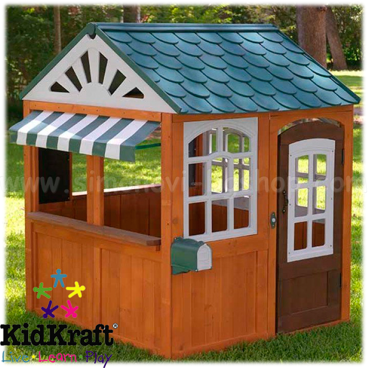KidKraft Children's Wooden Game House Garden House 405