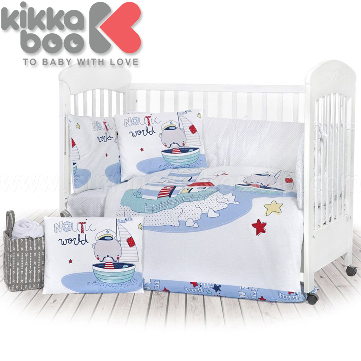 Kikka Boo Спален комплект 5 части Nautic 241733 Kikka Boo Спален комплект 5 части Nautic 241733