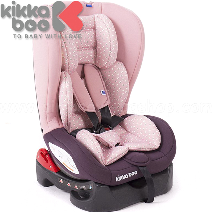Kikka Boo Столче за кола 0-18кг Vintage Butterfly Dark Pink 31002030009 Kikka Boo Столче за кола 0-18кг Vintage Butterfly Dark Pink 31002030009