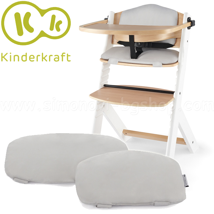 * KinderKraft Highchair cushion ENOCK Gray