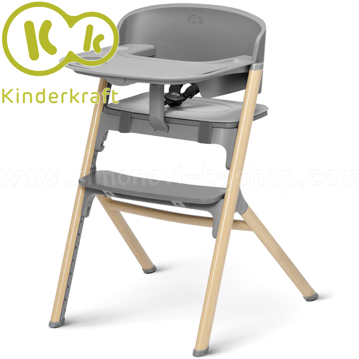 * KinderKraft High chair 3 in 1 IGEE WOOD KHIGEE00WOD0000