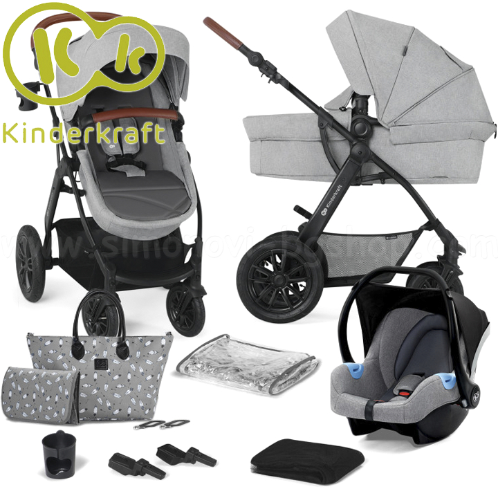 * 2023 KinderKraft   XMOOV 31 Light Grey KSXMOV00LGR3000