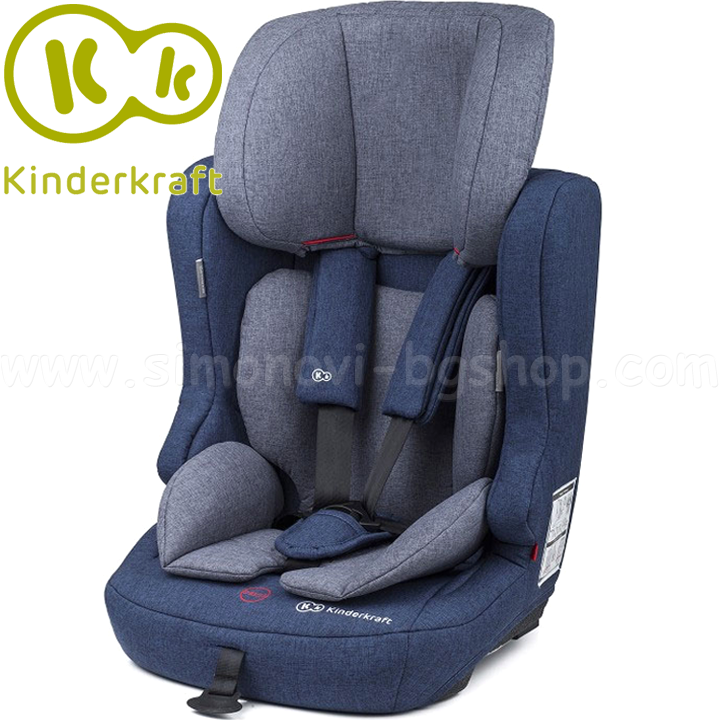 KinderKraft - Столче за кола FIX2GO IZOFIX 9-36кг. Blue 22233 KinderKraft - Столче за кола FIX2GO IZOFIX 9-36кг. Blue 22233