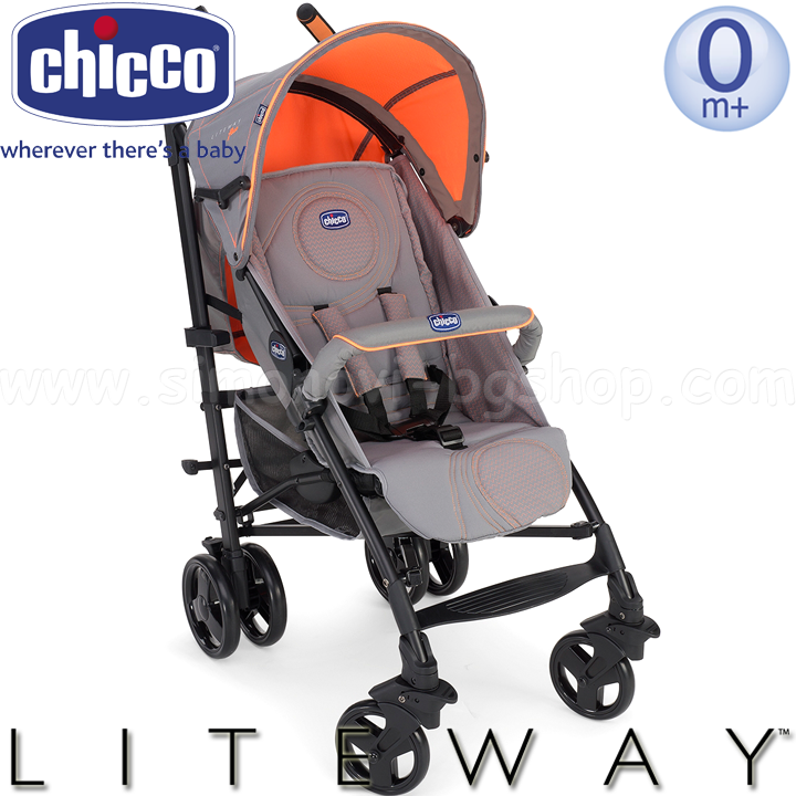 *Chicco   Lite Way Fluo Orange Limited Edition