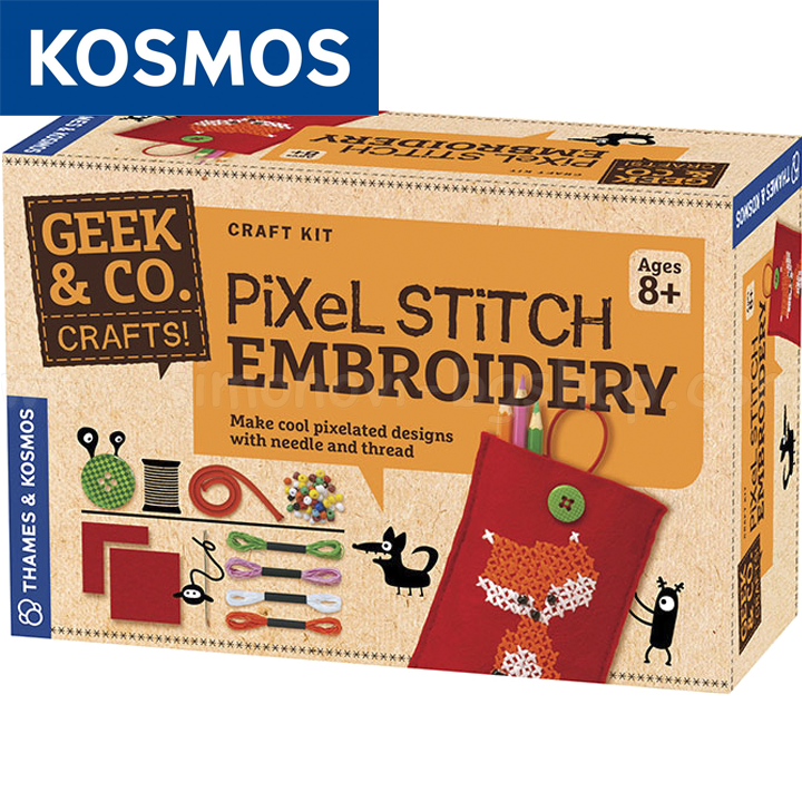 Thames&Kosmos Бродиране на пикселни картини Geek&Co 604141 Thames&Kosmos Бродиране на пикселни картини Geek&Co 604141