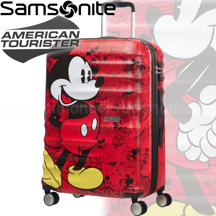 Samsonite Disney Wavebreaker   67 . Mickey Comics Red American Tour