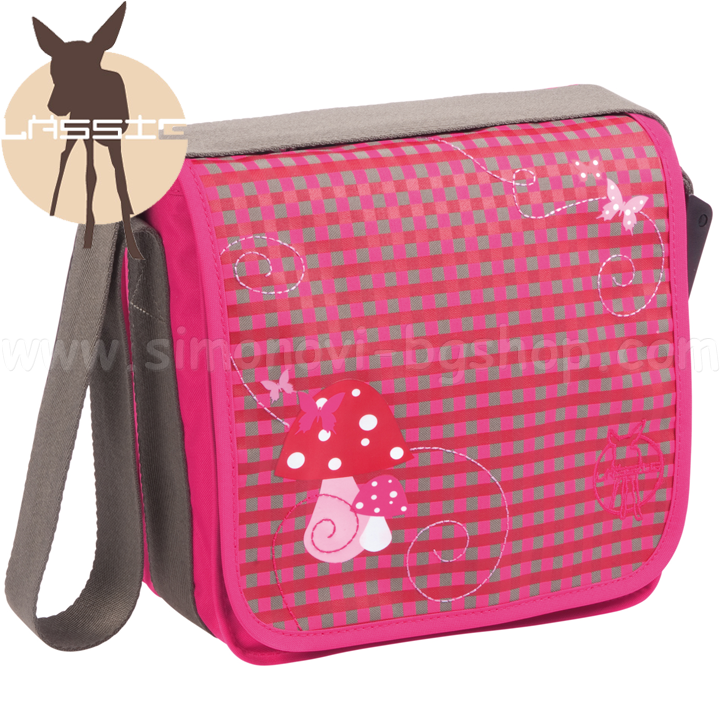 Lassig Mini Messenger    Mushroom Magenta