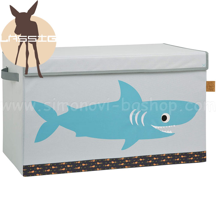 Lassig Кутия за играчки Shark Ocean LTT127 Lassig Кутия за играчки Shark Ocean LTT127