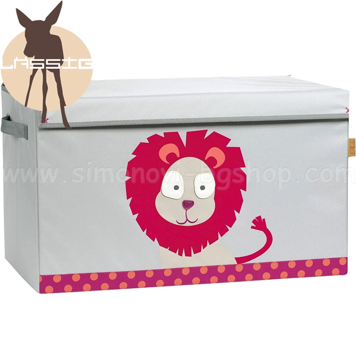 Lassig Кутия за играчки Wildlife Lion 1541003717 Lassig Кутия за играчки Wildlife Lion 1541003717