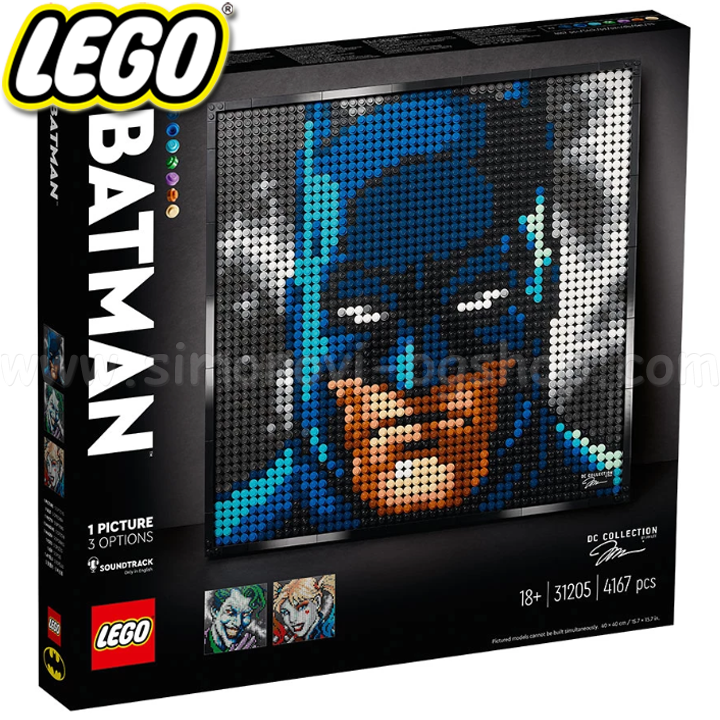 * 2022 Lego Art  Jim Lee Batman 31205