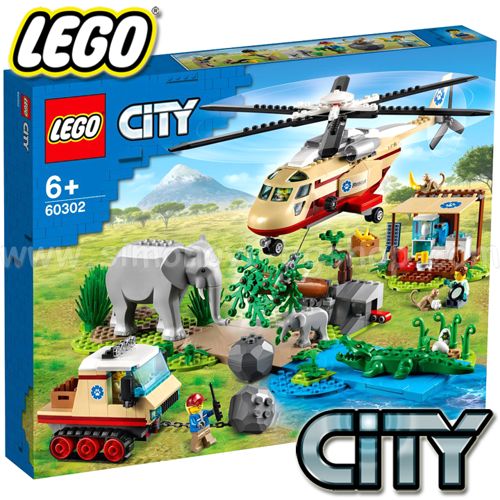 * 2021 Lego® City Wildlife Спасителна операция в дивото 60302