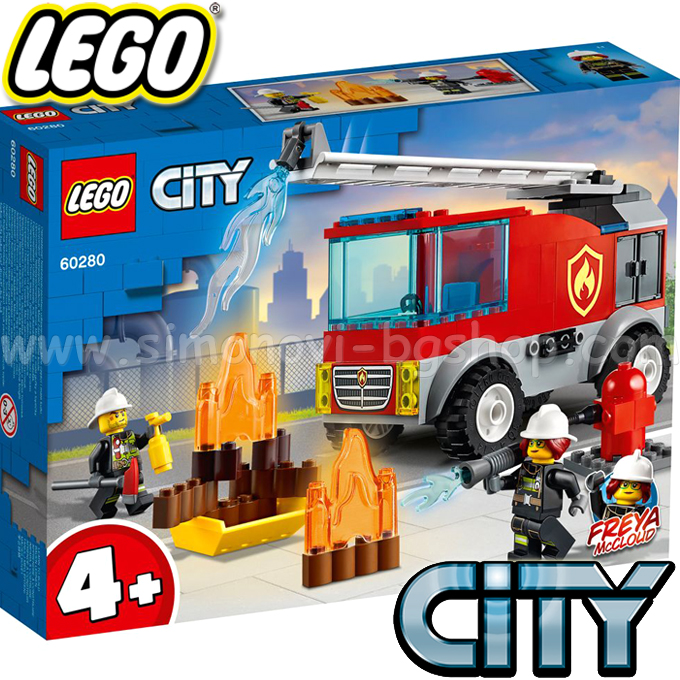 Lego City Камион с пожарникарска стълба 60280 Lego City Камион с пожарникарска стълба 60280