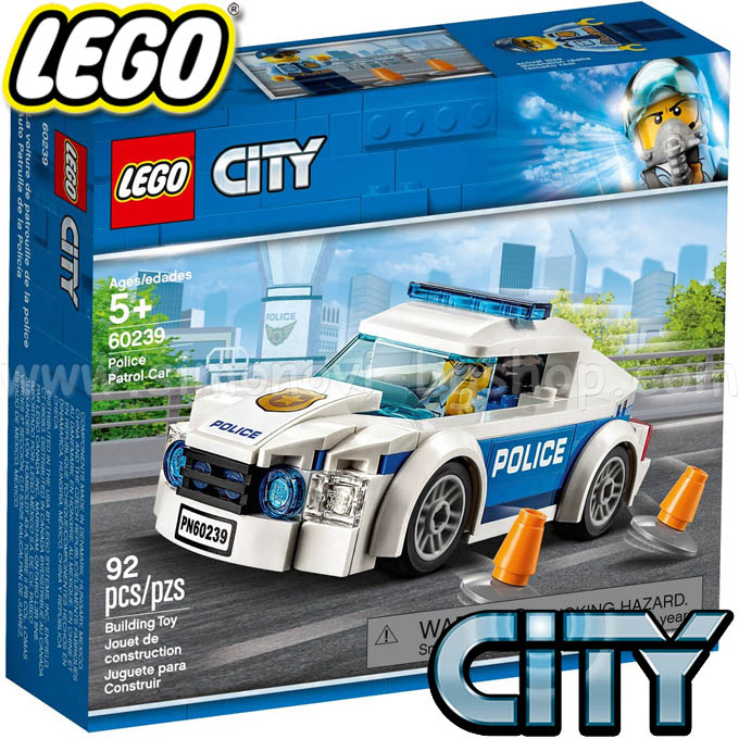2019 Lego City Полицейска патрулна кола 60239 2019 Lego City Полицейска патрулна кола 60239