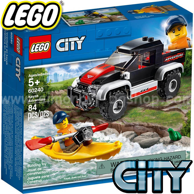 2019 Lego City Приключение с каяк 60240 2019 Lego City Приключение с каяк 60240