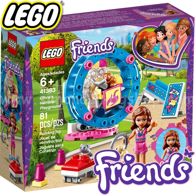 2019 Lego® Friends Olivia Hamster Playground 41383 2019 Lego® Friends Olivia Hamster Playground 41383