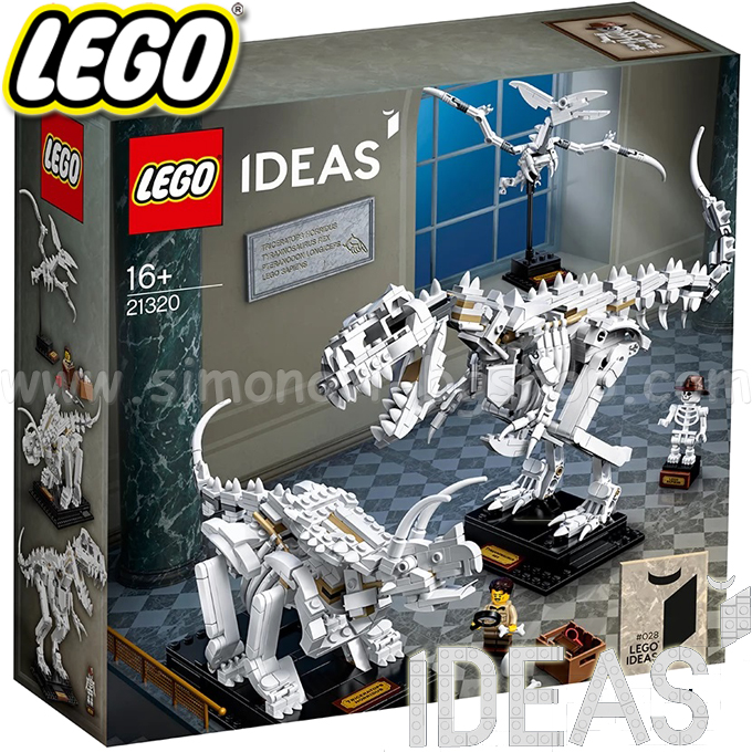 2020 Lego Ideas Вкаменелости от динозаври 21320 2020 Lego Ideas Вкаменелости от динозаври 21320