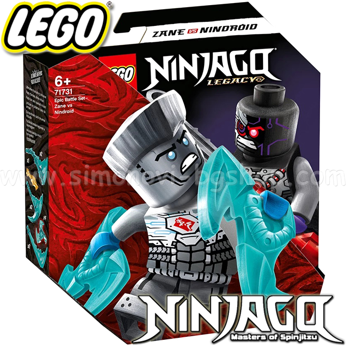 Lego Ninjago Комплект епични битки - Зейн срещу Ниндроид 71731 Lego Ninjago Комплект епични битки - Зейн срещу Ниндроид 71731