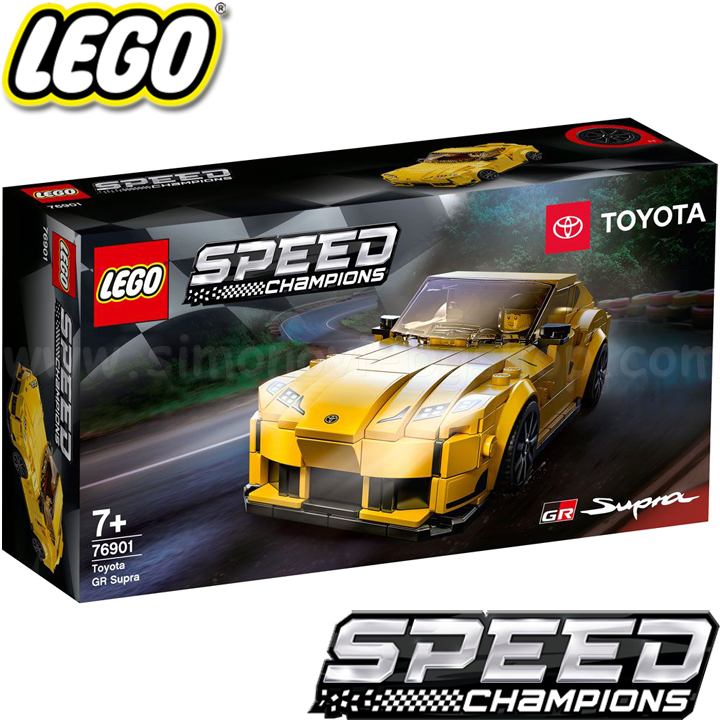 * 2021 Lego Speed Champions Кола Тойота GR Supra 76901