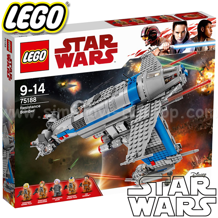 Lego® Star Wars Бомбардировач на Съпротивата 75188 Lego® Star Wars Бомбардировач на Съпротивата 75188