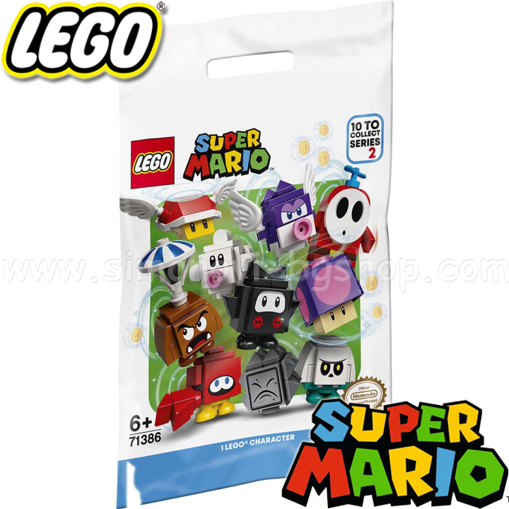 Lego Super Mario Случайна фигурка Серия 2 71386 Lego Super Mario Случайна фигурка Серия 2 71386
