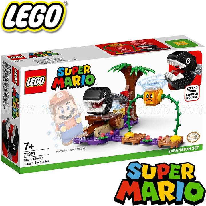 Lego Super Mario Допълнение: Chain Chomp Jungle Encounter 71381 Lego Super Mario Допълнение: Chain Chomp Jungle Encounter 71381