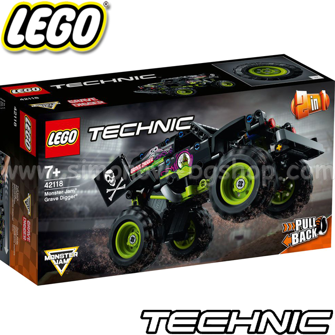 Lego® Technic - Monster Grave Digger 42118 Lego® Technic - Monster Grave Digger 42118