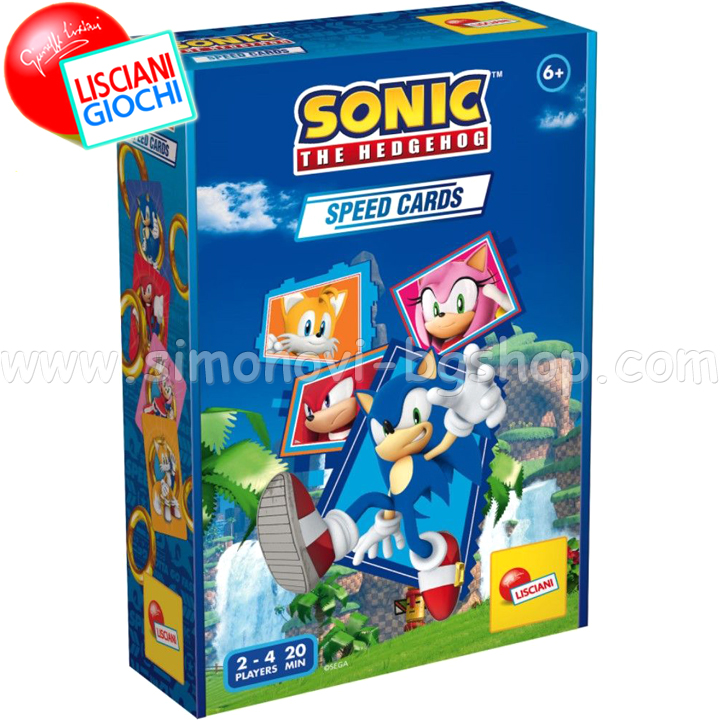 Lisciani Giochi    Sonic Speed Cards Game 8008324099269