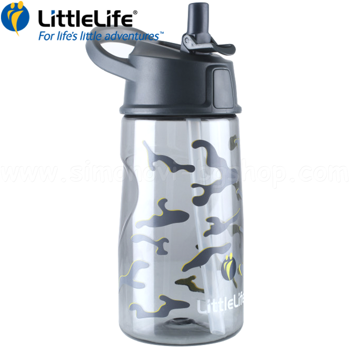 * LittleLife Water bottle 550ml. CamouflageL15150