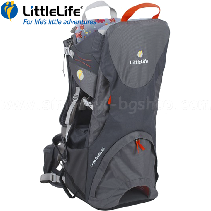LittleLife Cross Country S4 Kids Backpack L10535 Gray