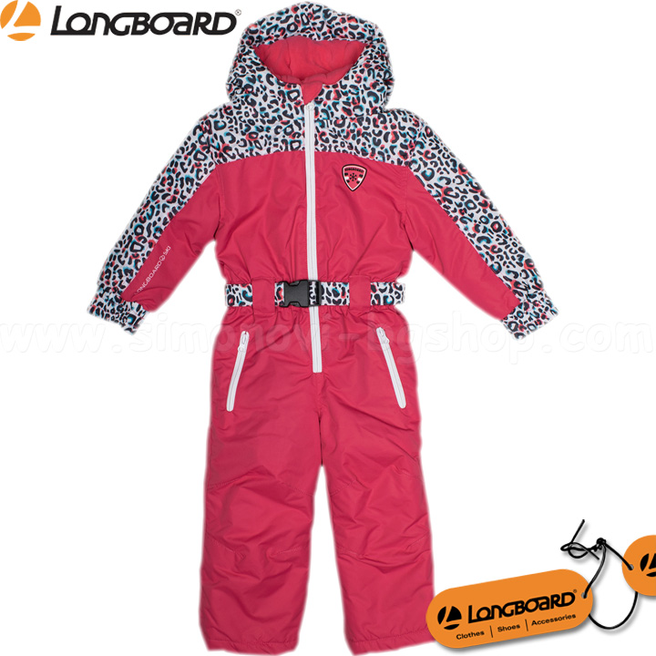 Longboard Kids ski jumper for girl LBoard Pink 69655-1