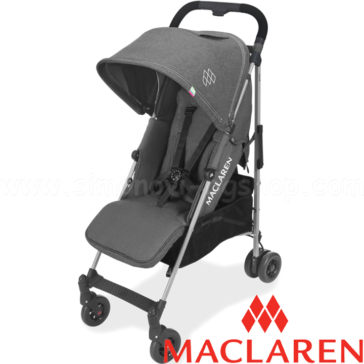 Maclaren Детска количка Quest ARC Charcoal Denim WD1G273322 Maclaren Детска количка Quest ARC Charcoal Denim WD1G273322