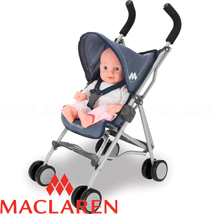 Maclaren Количка за кукли Quest Denim Print TG1T013312 Maclaren Количка за кукли Quest Denim Print TG1T013312